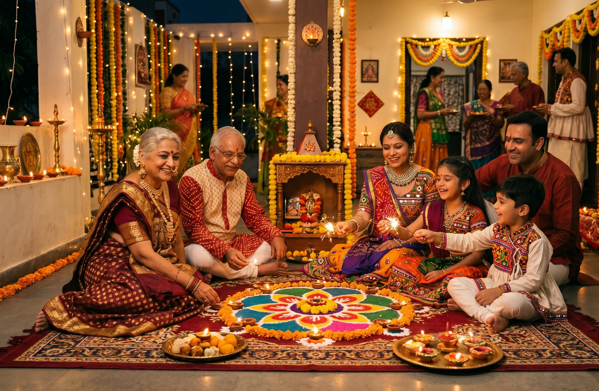 Diwali celebration